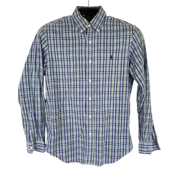 Polo Ralph Lauren Slim Fit Plaid Button Down M - Picture 1 of 5